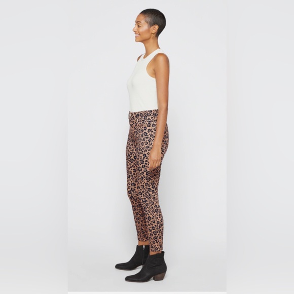 7 FOR ALL MANKIND Leopard Print High Waist Skinny Jeans size 26 NWT - Picture 5 of 15